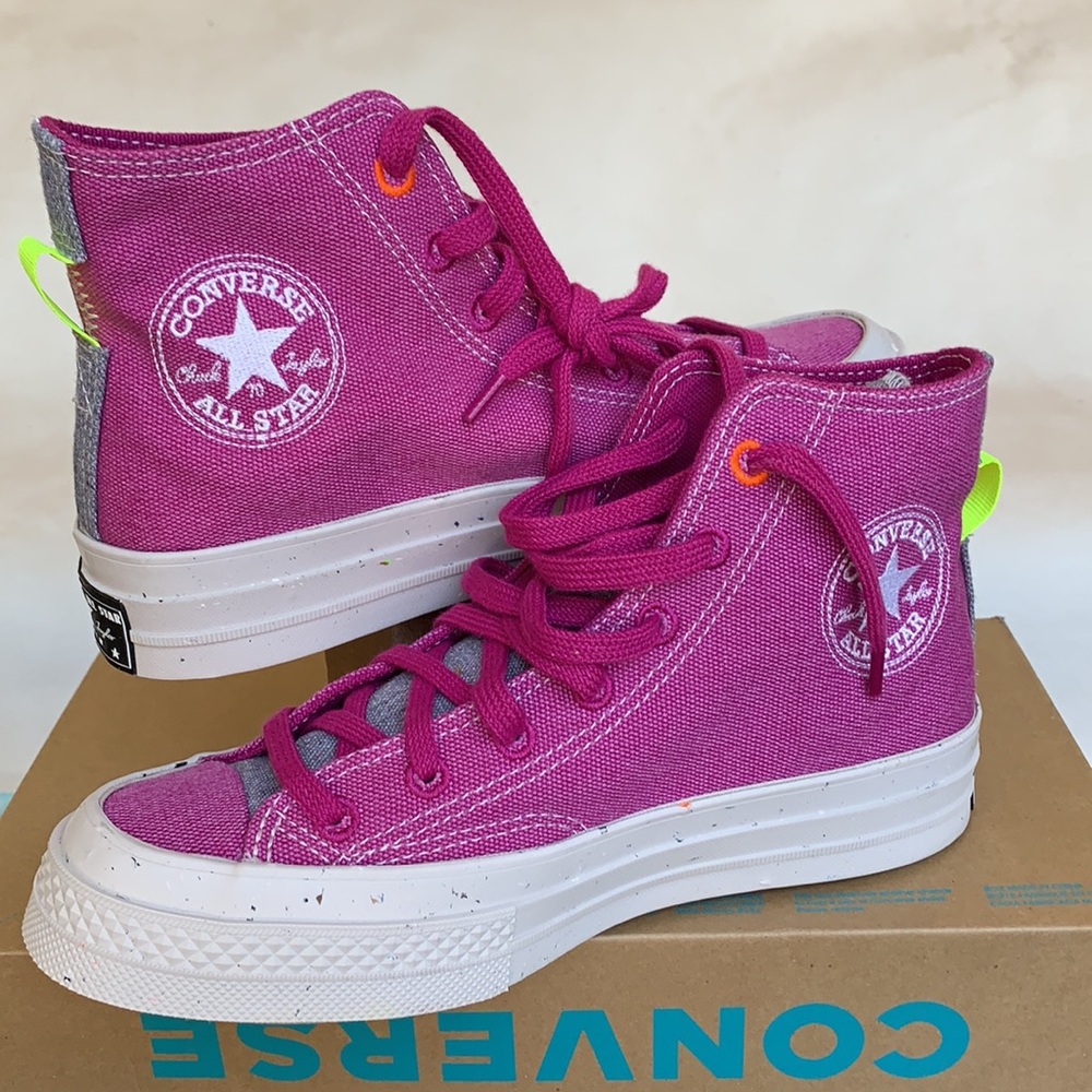 CONVERSE CHUCK 70 HI CACTUS FLOWER/LEMON VENOM MEN - Picture 3 of 16